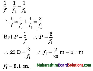 Maharashtra Board Class 10 Science Solutions Part 1 Chapter 7 Lenses 76