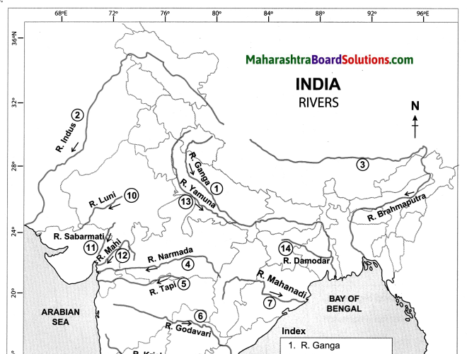 Maharashtra Board Class 10 Geography Solutions Chapter 3 Physiography and Drainage 16