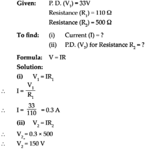 Current Electricity Class 9 Science Chapter 3 Questions And Answers ...