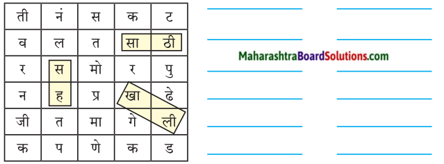 Maharashtra Board Class 7 Marathi Solutions Chapter 8 शब्दांचे घर 3