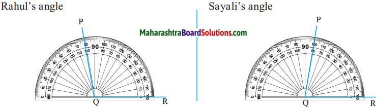 Maharashtra Board Class 5 Maths Solutions Chapter 6 Angles Problem Set 25 5