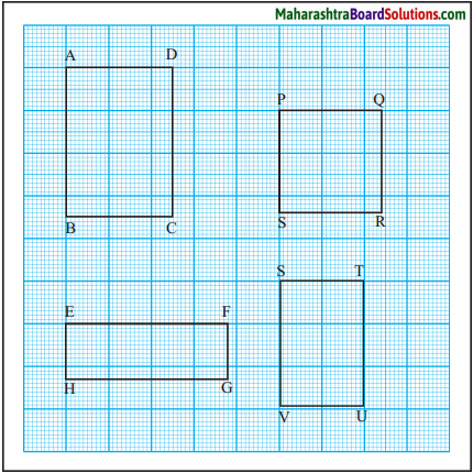 Maharashtra Board Class 5 Maths Solutions Chapter 12 Perimeter and Area Problem Set 49 1