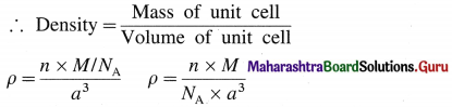 Maharashtra Board Class 12 Chemistry Important Questions Chapter 1 Solid State 11