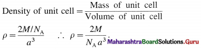 Maharashtra Board Class 12 Chemistry Important Questions Chapter 1 Solid State 12