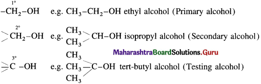 Maharashtra Board Class 12 Chemistry Solutions Chapter 11 Alcohols, Phenols and Ethers 2