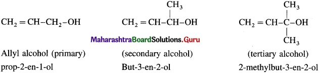 Maharashtra Board Class 12 Chemistry Solutions Chapter 11 Alcohols, Phenols and Ethers 3