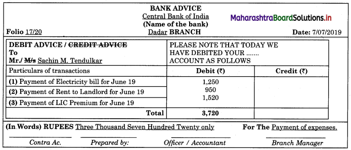 Maharashtra Board 11th BK Textbook Solutions Chapter 6 Bank Reconciliation Statement 7 Q4
