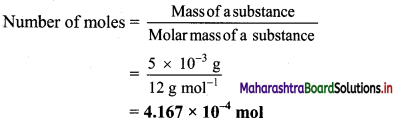 Maharashtra Board Class 11 Chemistry Solutions Chapter 1 Some Basic Concepts of Chemistry 6