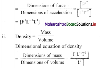 Maharashtra Board Class 11 Physics Important Questions Chapter 1 Units and Measurements 18