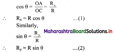 Maharashtra Board Class 11 Physics Important Questions Chapter 2 Mathematical Methods 36
