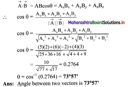 Maharashtra Board Class 11 Physics Important Questions Chapter 2 Mathematical Methods 66