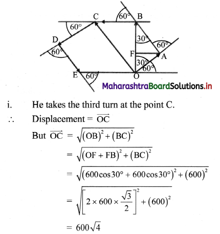 Maharashtra Board Class 11 Physics Important Questions Chapter 2 Mathematical Methods 88