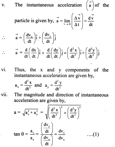 Maharashtra Board Class 11 Physics Important Questions Chapter 3 Motion in a Plane 23