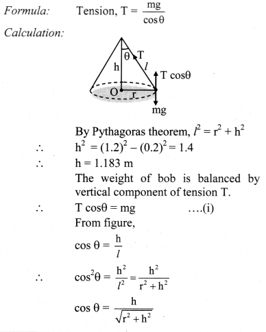 Maharashtra Board Class 11 Physics Important Questions Chapter 3 Motion in a Plane 39