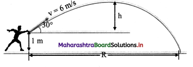 Maharashtra Board Class 11 Physics Important Questions Chapter 3 Motion in a Plane 45