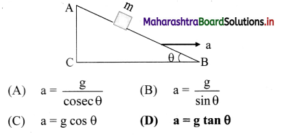 Maharashtra Board Class 11 Physics Important Questions Chapter 4 Laws of Motion 77