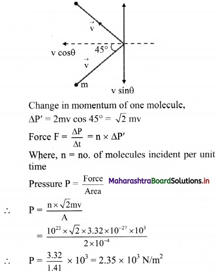 Maharashtra Board Class 11 Physics Important Questions Chapter 4 Laws of Motion 82