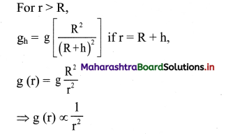 Maharashtra Board Class 11 Physics Important Questions Chapter 5 Gravitation 45