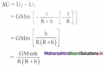 Maharashtra Board Class 11 Physics Important Questions Chapter 5 Gravitation 53