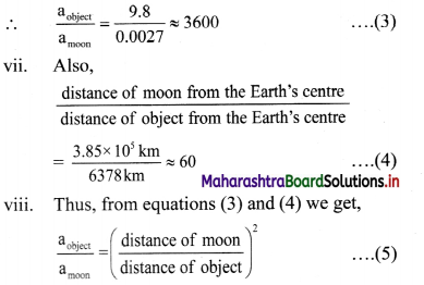 Maharashtra Board Class 11 Physics Important Questions Chapter 5 Gravitation 6