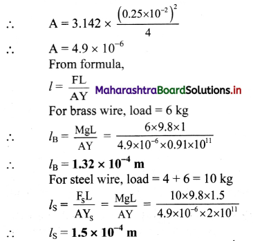 Maharashtra Board Class 11 Physics Important Questions Chapter 6 Mechanical Properties of Solids 24
