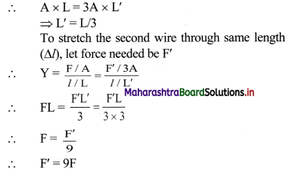 Maharashtra Board Class 11 Physics Important Questions Chapter 6 Mechanical Properties of Solids 46