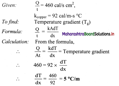 Maharashtra Board Class 11 Physics Important Questions Chapter 7 Thermal Properties of Matter 38