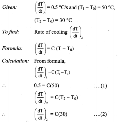 Maharashtra Board Class 11 Physics Important Questions Chapter 7 Thermal Properties of Matter 41