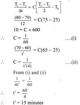 Maharashtra Board Class 11 Physics Important Questions Chapter 7 Thermal Properties of Matter 44