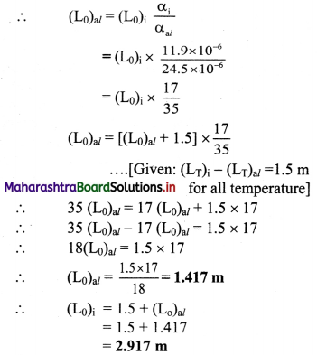 Maharashtra Board Class 11 Physics Solutions Chapter 7 Thermal Properties of Matter 2