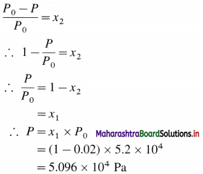 Maharashtra Board Class 12 Chemistry Important Questions Chapter 2 Solutions 14