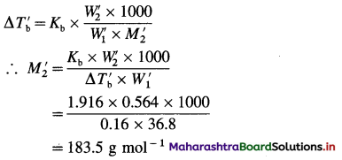 Maharashtra Board Class 12 Chemistry Important Questions Chapter 2 Solutions 28