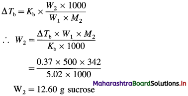 Maharashtra Board Class 12 Chemistry Important Questions Chapter 2 Solutions 29