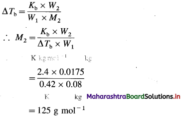 Maharashtra Board Class 12 Chemistry Important Questions Chapter 2 Solutions 30