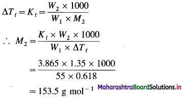 Maharashtra Board Class 12 Chemistry Important Questions Chapter 2 Solutions 34