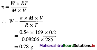 Maharashtra Board Class 12 Chemistry Important Questions Chapter 2 Solutions 54