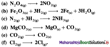 Maharashtra Board Class 12 Chemistry Important Questions Chapter 4 Chemical Thermodynamics 51