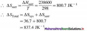 Maharashtra Board Class 12 Chemistry Important Questions Chapter 4 Chemical Thermodynamics 58