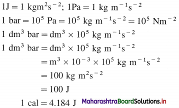 Maharashtra Board Class 12 Chemistry Important Questions Chapter 4 Chemical Thermodynamics 7