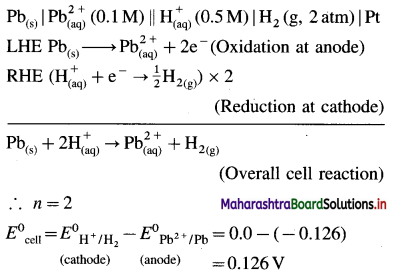 Maharashtra Board Class 12 Chemistry Important Questions Chapter 5 Electrochemistry 104