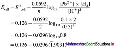 Maharashtra Board Class 12 Chemistry Important Questions Chapter 5 Electrochemistry 105