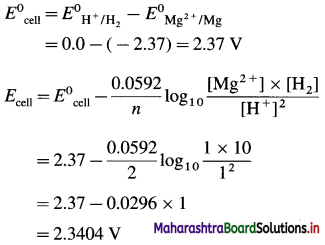 Maharashtra Board Class 12 Chemistry Important Questions Chapter 5 Electrochemistry 108