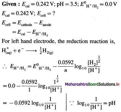 Maharashtra Board Class 12 Chemistry Important Questions Chapter 5 Electrochemistry 120