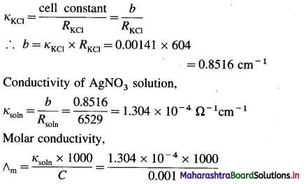 Maharashtra Board Class 12 Chemistry Important Questions Chapter 5 Electrochemistry 15