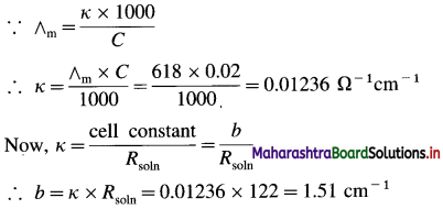 Maharashtra Board Class 12 Chemistry Important Questions Chapter 5 Electrochemistry 16