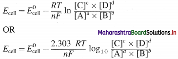 Maharashtra Board Class 12 Chemistry Important Questions Chapter 5 Electrochemistry 63