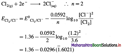 Maharashtra Board Class 12 Chemistry Important Questions Chapter 5 Electrochemistry 83