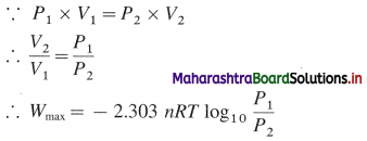 Maharashtra Board Class 12 Chemistry Solutions Chapter 4 Chemical Thermodynamics 10