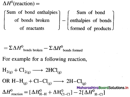 Maharashtra Board Class 12 Chemistry Solutions Chapter 4 Chemical Thermodynamics 3
