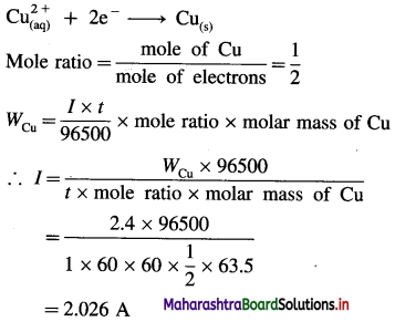 Maharashtra Board Class 12 Chemistry Solutions Chapter 5 Electrochemistry 27